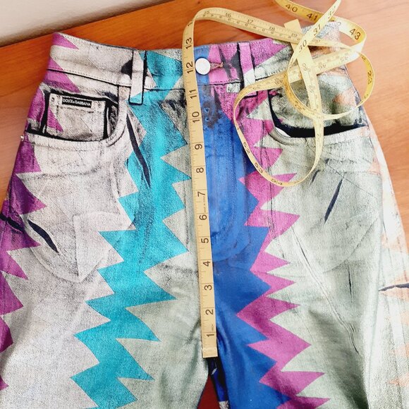 Dolce & Gabbana Amber Painted Jeans - Picture 14 of 16